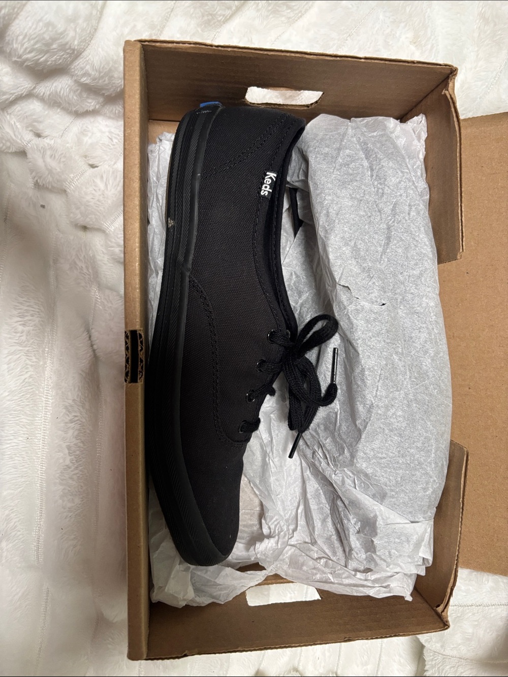 Keds Black Canvas Women's Low-Top Oxford